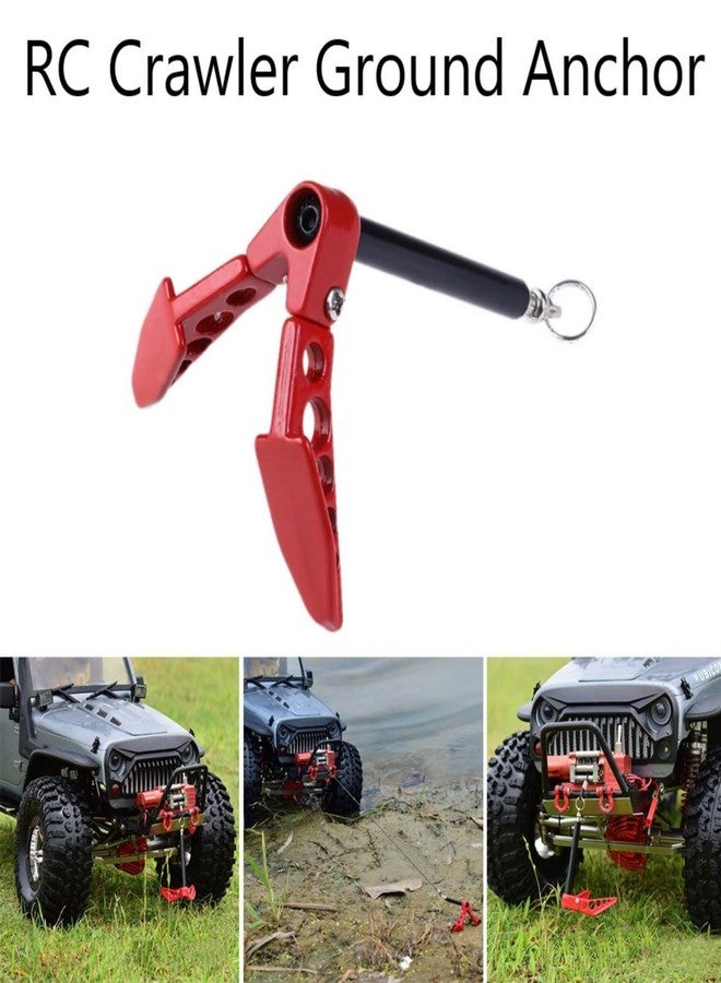 ونش معدني قابل للطي بمقياس 1/10 لتثبيت السيارة على الأرض، مناسب لسيارات التحكم عن بعد Axial SCX10 وTamiya CC01 وRC4WD D90 وD110 وسيارات الزحف الصخرية. قطع غيار للزينة والترقية - Image 2